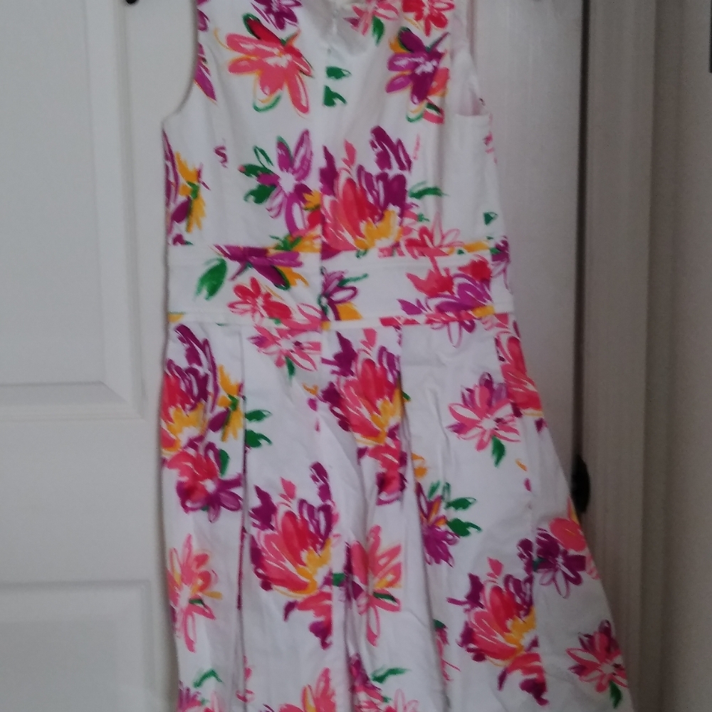 Chaps flowered dress